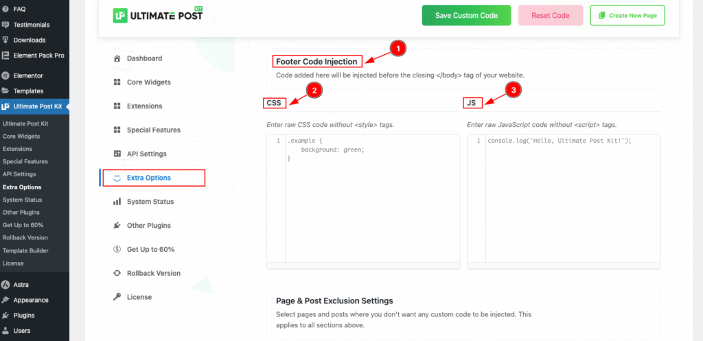 Footer section - BdThemes