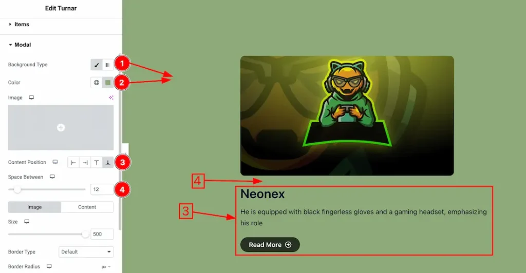 Modal Section