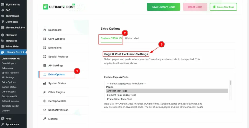 page exclusion - BdThemes