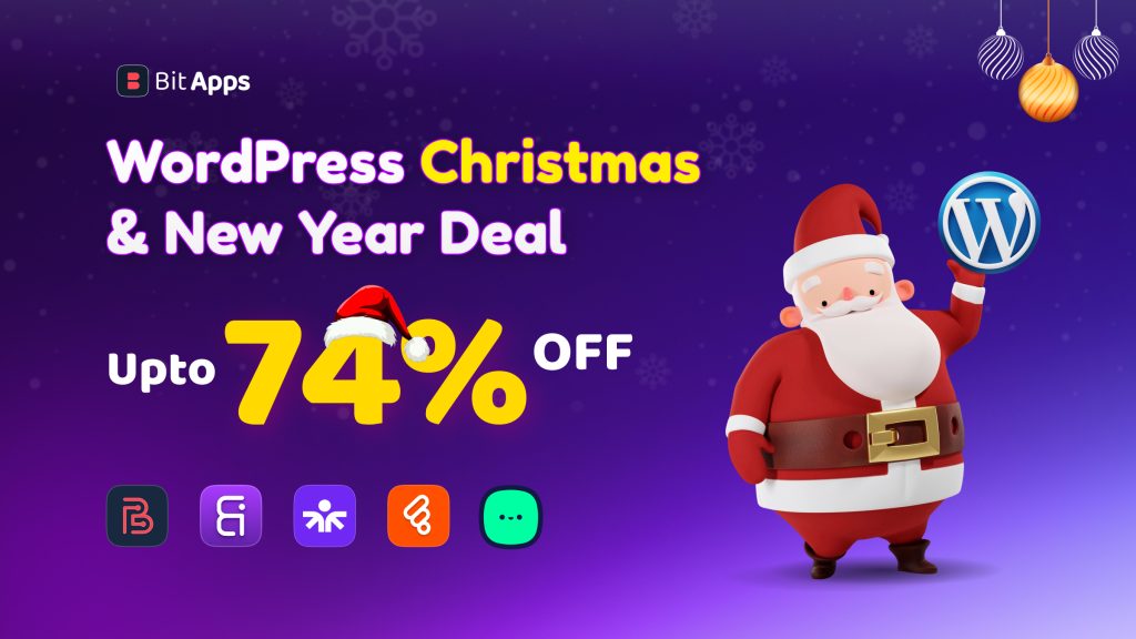 Bit Apps Christmas and New Year Banner 2025 - BdThemes