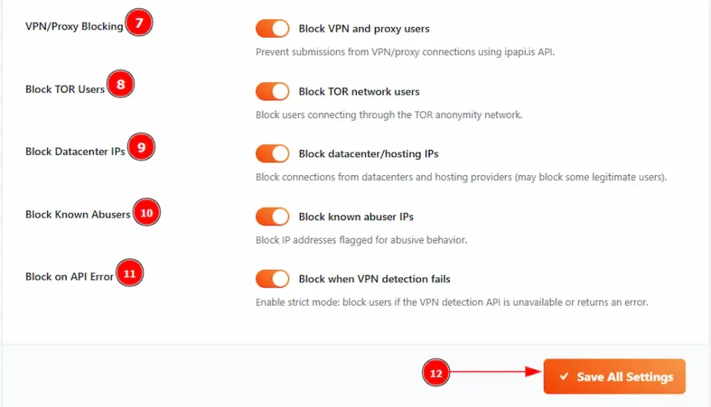 Settings Security 02 - BdThemes