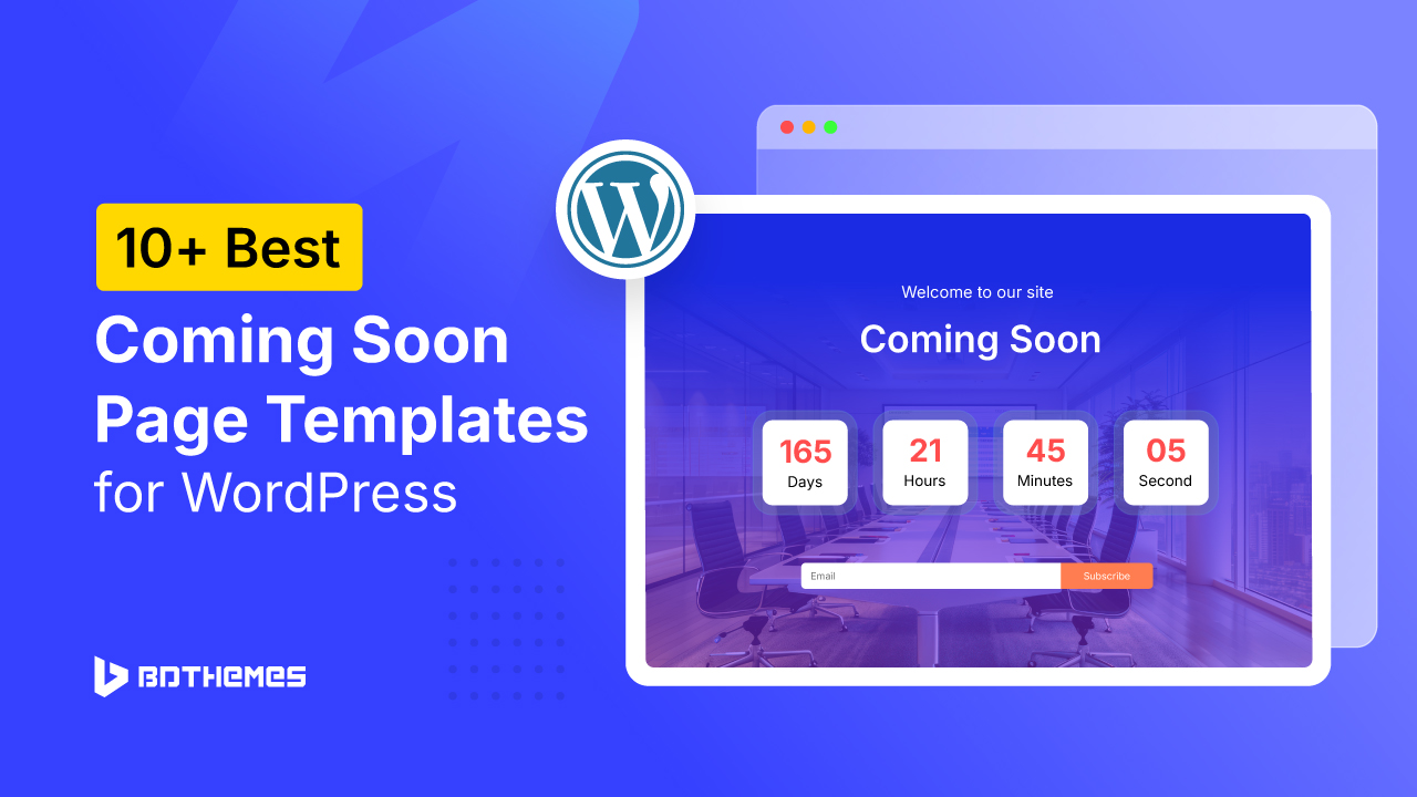 10+ Best Coming Soon Page Templates for WordPress