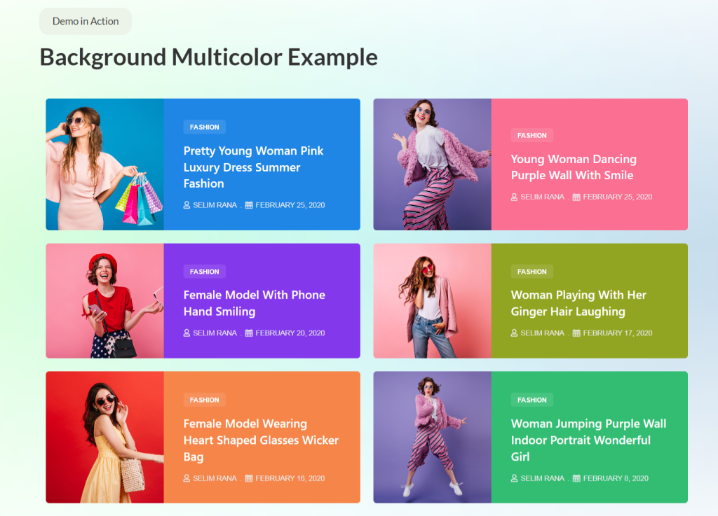 Harold List - blog layout design