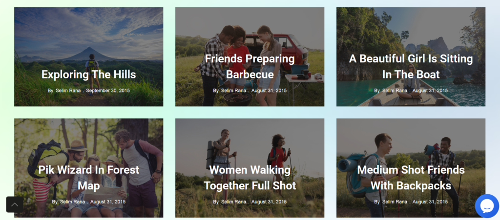 Alice grid - blog layout design