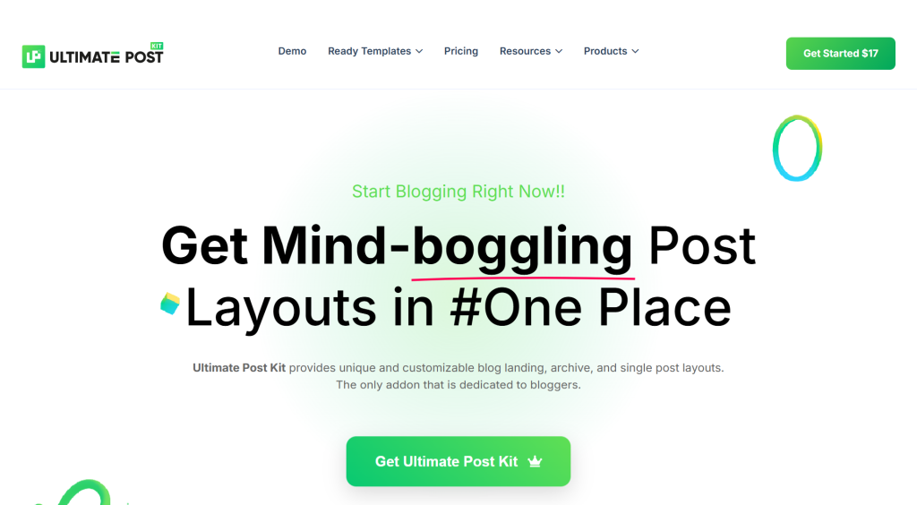 Ultimate Post Kit for Elementor