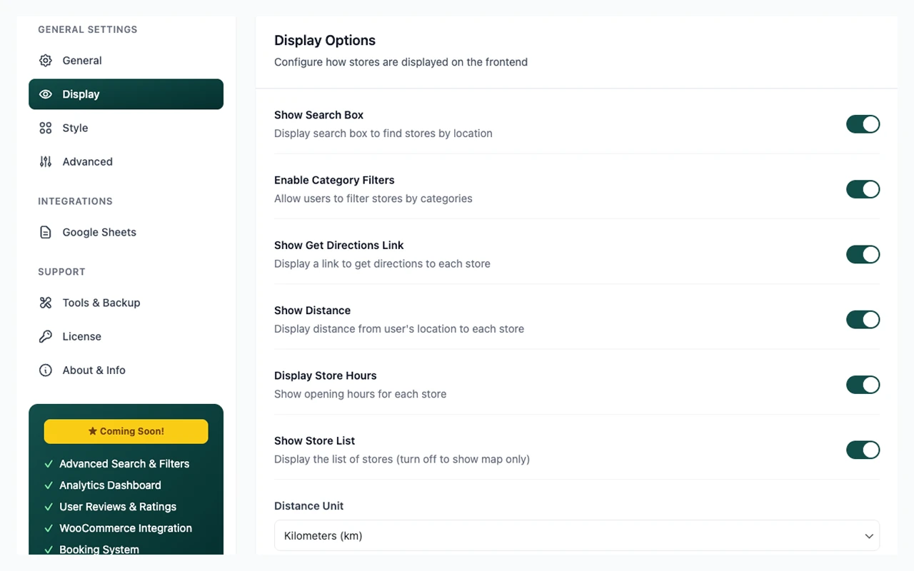 Display map Control - BdThemes