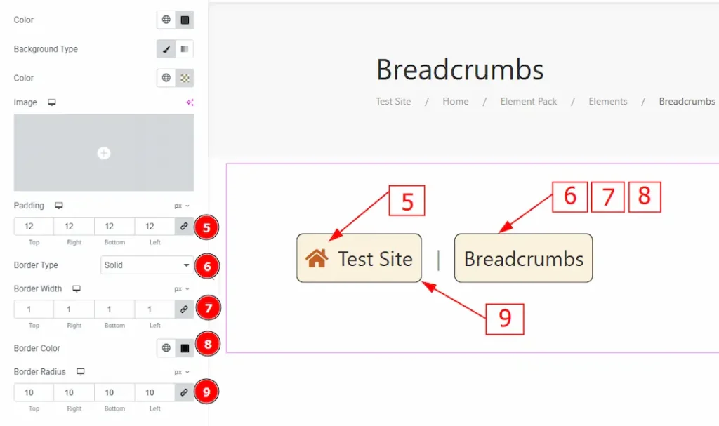 Style breadcrumbs normal 02 - BdThemes