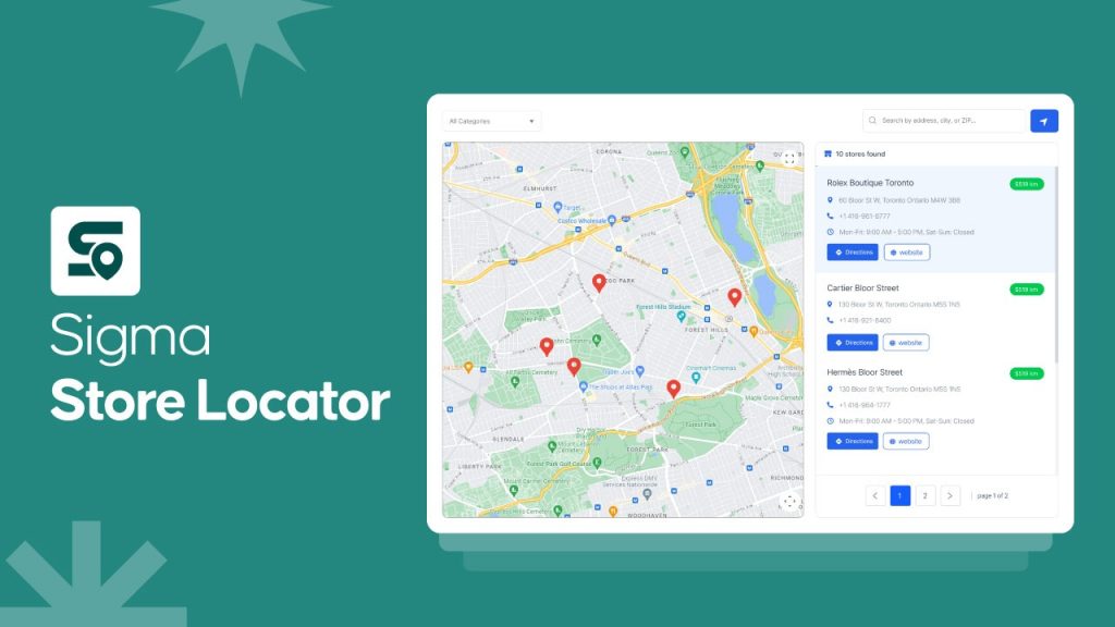 Sigma Store Locator