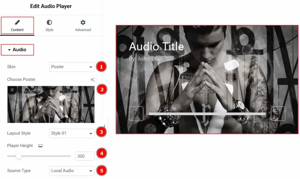 Audio Section