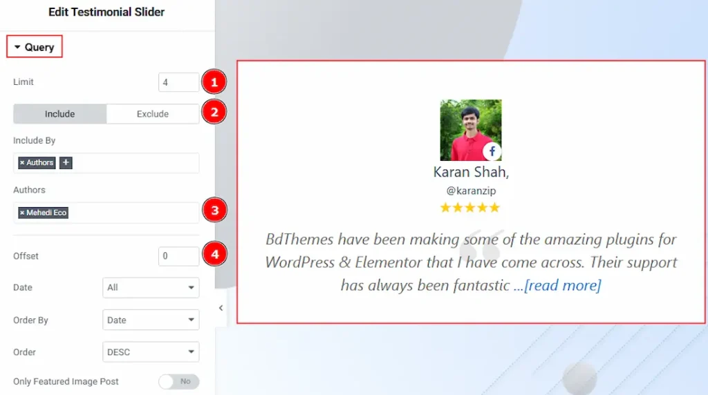 Query Section
