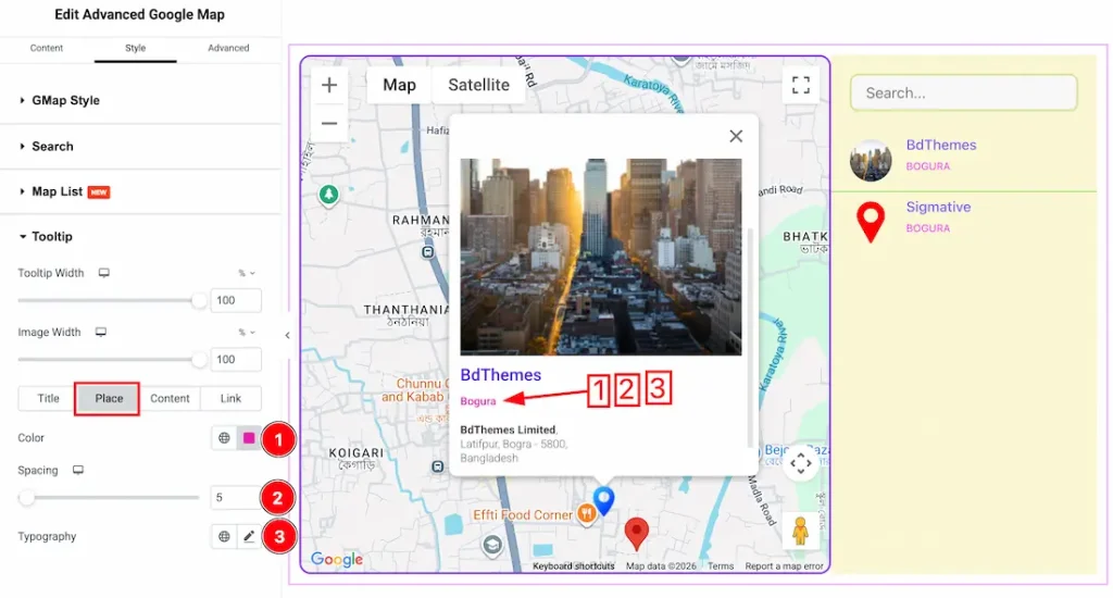 Tooltip Place - BdThemes