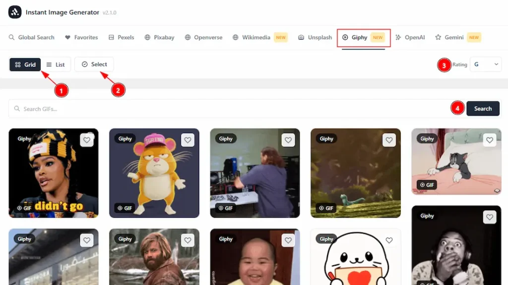 Giphy Tab