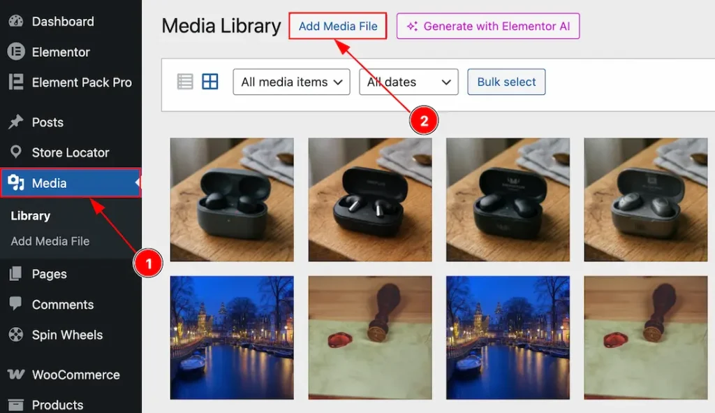 Media Tab