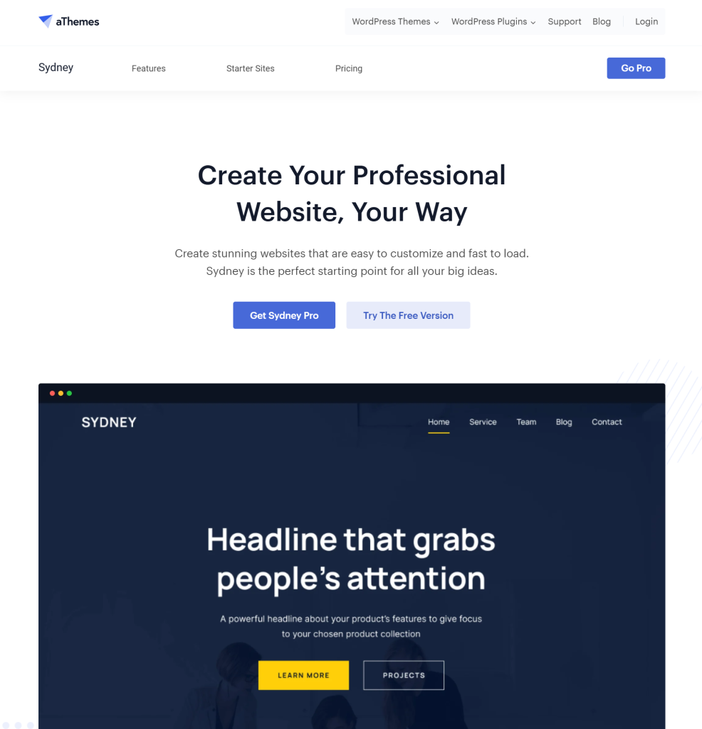 Sydney - Best WordPress Themes for Blogs