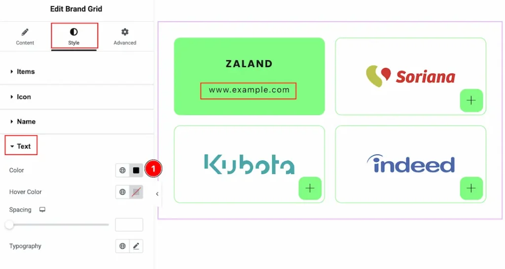 Text Section