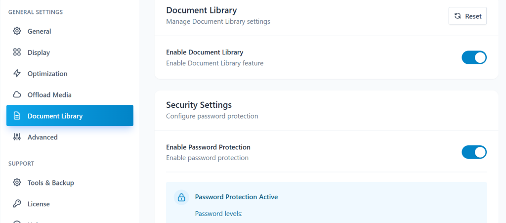 document library