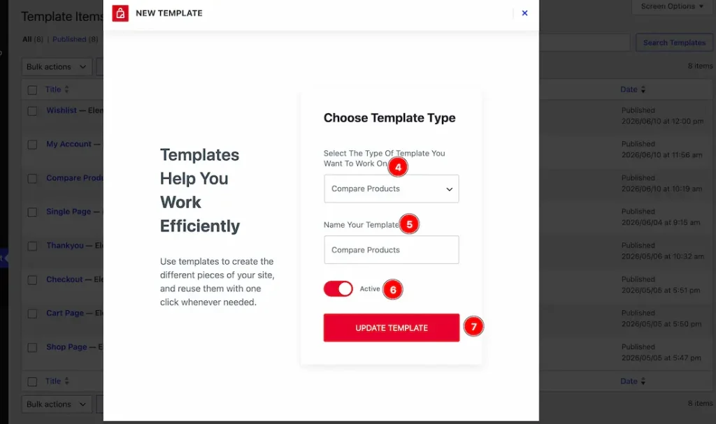How to use the Compare Products widget by Ultimate Store Kit Pro